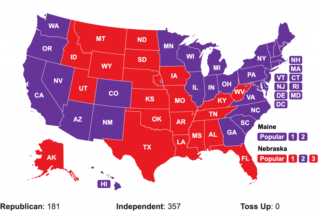 The 2024 Electoral Miracle Map